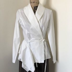 Ivan Grundahl Asymmetric Wrap Blazer *M